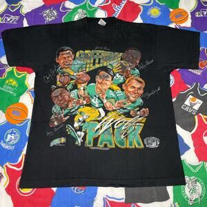 Vintage 90s NFL Green Bay Packers Caricature Super Bowl Football Tee
